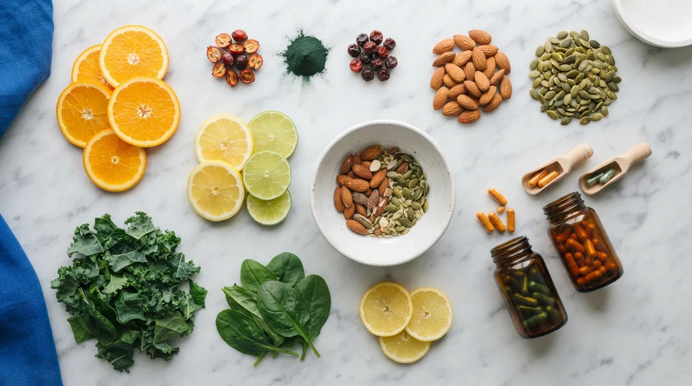 Vitaminen en mineralen ingrediënten